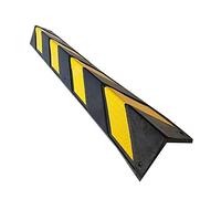 Car Parking Protector Rubber Corner Protector Wall Corner Guard for Parking Gas,Rubber Column for Parking Gas,Reflective Ground Floor Protect Wall Corner Guards,0.8cm Thick