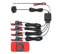 Car Parking Sensor Assistant Parktronics 4 Black/Silver/White 13mm Flat Seors Reverse Sound Buzzer Alarm Soundns Reverse Camera