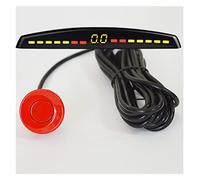 Car Parking Sensor Auto Parktronic LED Display Reverse Backup Car Parking Radar Monitor Detector System With 4 Sensors Car Reversing Sensors(Red)