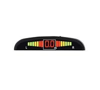 Car Parking Sensor Car Parktronic LED Parking Sensor Kit Backlight Display With Switch Reverse Backup Monitor Detector With Radar Alert(GRAY)