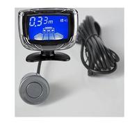 Car Parking Sensor Car Rear Reversing Radar Parking Sensor Dual CPU LCD Display With Switch 12V Reverse Backup Monitor Detector(Gray)