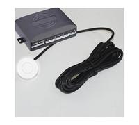 Car Parking Sensor Car Rear Reversing Radar Parktronic Parking Sensor Kit Backlight Display Reverse Backup Monitor Detector 12V(White)