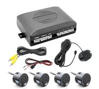 Car Parking Sensor Kit 22mm AHD Parking Sensor Security Reverse Backup Assistance Radar Car Accessories For Monitor Display Reverse Parking Sensors(Black)