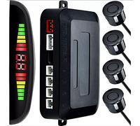 Car Parking Sensor Kit, High Performance Anti-interference Chip Reversing Radar System 4 Probes for Car