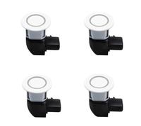 Car Parking Sensors 89341-30021 4pcs PDC Parking Ultrasonic Reverse Sensors Fits for Lexus For IS250 IS350 For GS300 GS350 GS430 GS450H Detection Radar(White)(White)