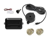 Car Parking Sensors Car Parking Sensor Kit 2 Sensors 22mm Screen Reverse Radar Sound Alert Indicator Systems Car Parking Assist Systems Car Geomagnetic Sensors(Champagne Yellow)