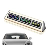 Car Parking Telephone, Temporary Parking Telephone Card - Temporary Car Magnetic Telephone for Car SUV