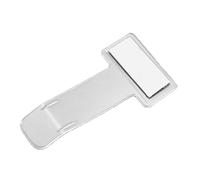 Car Parking Ticket Holder - Windscreen Clip Attachment, Adhesive Mount Design, Clear Invoice Display, Firm Secure Hold, Lightweight Durablee Build | Simple Installation Interior Accessory Vehicle