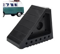 Car Parking Wheel Stops | Compact Rubber Long Lasting Stoppers - Truck Tire Chocks,for Trucks Trailer RV Trunk Toolbox Outdoor Automotive