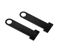 car Part 1Pair Black Helmet Strap D-Ring Lock Extensions Fit for Honda for Goldwing for GL1800 GL1500 GL1200