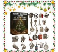 Car Parts Advent Calendar 2025 - 24 Days Christmas Countdown Garage with Miniature Tools & Car Accessories, Adult Advent Calendar Gift for Men Car Enthusiasts Mechanics & Gearheads