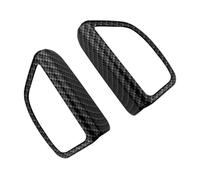 Car Parts Car A Pillar Audio Speaker Cover Trim Decoration Stickers For Ford Focus 3 MK3 2015-2018(Carbon Fiber Texture)