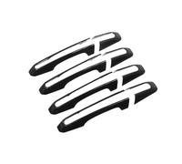 Car Parts Door Handle Decoration Cover Trim ABS Chrome Compatible for Land Rover Discovery Sport/4 5 LR5 LR4 Range Rover Sport Evoque Vogue(Black)
