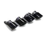 Car Parts Exhaust Tailpipe Muffler Nozzle For Porsche For Macan S 2.9t 3.0t 2014-2024 Rear Tail Throat(14-18 Black)