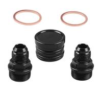[Car Parts] M28 to 10AN Block Plug Breather Fitting Kit Fit for B16 B18C Catch Can B Series PCV Block Plug and Breather Fitting [Easy to Replace]