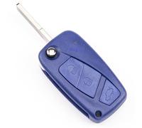 Car Passion Key Remote Cover for Fiat Panda, Grande Punto, Ducato, Doblò, Idea, Stilo - 3 Blue Buttons