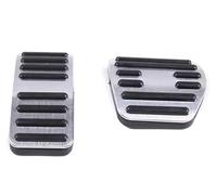 Car Pedal Cover Car Pedal Pads For Smart Fortwo 453 451 Forfour 2016-2021 Aluminum Accelerator Brake Pedals