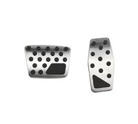 Car Pedal Cover compatible with Jeep Renegade Compass 2014-2017 2018 2019 2020,Car Non-slip Accelerator Footrest Pedal Brake Clutch Pad Accessories,D-AT with Style 2 Rest(normal/E-at Without Rest)