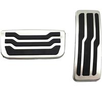 Car Pedal Cover for Ford Ranger Everest 2016-2022 AT, Car Accelerator Foot Pedal Cover Pad Gas Brake Acessories Rubber Stainless Steel No Drill Item