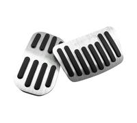 Car Pedal Cover For Toyota For Corolla E210 2019-2025 For Hybrid Car Accelerator Gas Brake Pedals Footrest Pedal Cover Pads(AT 2pcs Silver)
