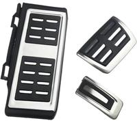 Car Pedal Cover For VW For T-Roc For ROC For Tiguan 2017 2018 2019, Gas Brake Pedal Protection Cover Stainless Steel Car Pedals Kit Car Brake Pedal Pads