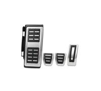 Car Pedal Cover For VW For Tiguan 2017 2018 2019 2020 2021 Pedal Protection Cover Parts Car Pedals Foot Fuel Brake Clutch Cover Car Brake Vehicle Pedal(4 Pcs MT With Rest)