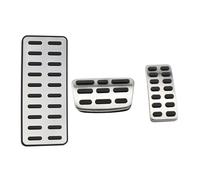 Car Pedal Cover Replacement for Kia K2 For Rio For Soul KX3 2012 2013 2014 2015 2016 2017 2018 Car Fuel Brake Rest Foot Pedals Pedal Cover Brake Clutch Pedal(1Pc LHD Rest)(LHD AT With Rest)