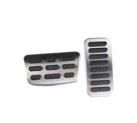 Car Pedal Cover Stainless Steel Gas Fuel Brake Pedal Pads Cover AT For Hyundai For Kona For IONIQ For Ix35 For Veloster 2017 2018 2019 Pedal Pads Rubber Covers(AT)