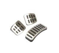 Car Pedal Covers,Car Pedals Stainless Steel Car Pedals Fit Use For Volkswagen VW Jetta Polo 9N3 Jetta MK4 Lavida Golf MK4 Skoda Fabia Rapid A2 A3 S3 TT Pedale(Style 2 MT 3 PCS)