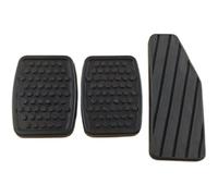 Car Pedal Covers For Daewoo For Matiz For Tico 3Pc Car Brake Clutch Accelerator Pedal Rubber Pad Cover Kit Foot Pedal Pad Covers