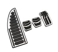 Car Pedal Covers For Focus 2 3 4 MK2 MK3 MK4 For Kuga For Escape RS ST 2005-2019 Stainless Steel Car Pedals Covers Clutch Gas Brake Pedal Set Pads Foot Pedal Pad Covers(MT with Rest)