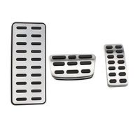 Car Pedal Covers For Hyundai For Ix25 For Creta For Accent For Verna For Solaris Car Pedals Gas Accelerator Brake Clutch Footrest Pedal Cover Foot Pedal Pad Covers(3Pcs AT with rest)