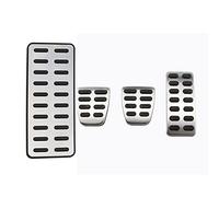 Car Pedal Covers For Hyundai For Ix25 For Creta For Accent For Verna For Solaris Car Pedals Gas Accelerator Brake Clutch Footrest Pedal Cover Foot Pedal Pad Covers(4Pcs MT with rest)