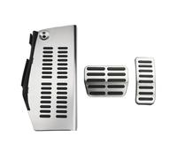 Car Pedal Foot Pad For Seat For Ibiza 6k 6L 6J For Cordoba For Leon For Toledo 1M 1995-2004 Car Pedals Stainless Steel Gas Brake Dead Rest Pedal Covers(AT With Rest)