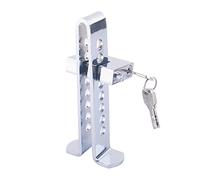 Car Pedal Lock, 8 Holes Anti-Theft Brake Clutch Safety Lock, Stainless Steel, High-Level Security Device with 3 Keys for Most Cars Trucks SUV