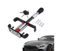 Car Pedal Lock - Vehicle Pedal Protector, Vehicle Locks, Stainless Steel Car Brake Pedal Lock, High Performance Vehicle Brake Lock, Retractable Clutch Pedal Safety Lock with 3 Keys