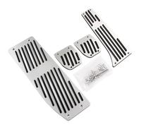 Car Pedal Pad For BMW 3 5 Series E30 E32 E34 E36 E38 E39 E46 E87 E90 E91 X5 X3 Z3 Foot Rest Fuel Brake Gas Pedal Pads Covers Car Accessories Clutch Brake Pedal Pads Cover(Drill 4pcs for MT)