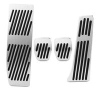 Car Pedal Pad For BMW 3 5 Series E30 E32 E34 E36 E38 E39 E46 E87 E90 E91 X5 X3 Z3 Foot Rest Fuel Brake Gas Pedal Pads Covers Car Accessories Clutch Brake Pedal Pads Cover(No Drill 4pcs For MT)
