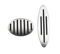 Car Pedal Pad For MINI For Cooper For Hatch For Countryman For JCW R56 R60 R61 F54 F55 F56 Car Pedals Gas Brake Clutch Rest Pedal Accessories Pedal Cover Set(2Pcs AT)