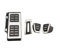 Car Pedal Pad Replacement for A3 8V Q2 Q3 SQ2 S1 S3 RS3 RS TT LHD Car Pedals Accelerator Gas Brake Clutch Rest Pedal Cover Kit(AT with rest)(MT with rest)