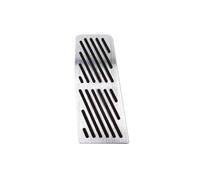 Car Pedal Pads Car Accessories Foot Rest Pedal Brake Pedals Cover Accelerator For Mazda 3 For BP CX30 CX50 MX30 CX60 2019-2024 Car Pedal Pads(Footrest 1pcs Silver)