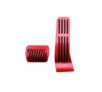 Car Pedal Pads Car Accessories Foot Rest Pedal Brake Pedals Cover Accelerator For Mazda 3 For BP CX30 CX50 MX30 CX60 2019-2024 Car Pedal Pads(Footrest 1pcs Red)