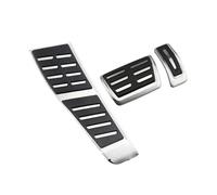 Car Pedal Pads For A5 B8 2007-2015 For A4 B8 8K 2008-2015 For A6 C7 Q5 8R 2009-2017 RHD Pedals Gas Fuel Brake Dead Footrest Foot Cover Pad Car Pedals(3Pcs AT with rest)