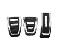 Car Pedal Pads For A6 C8 2018-2021 A7 2021 LHD Stainless Steel Gas Brake Pedal Foot Rest Pedal Protection Cover Car Pedals clutch Pedal Pads(MT)