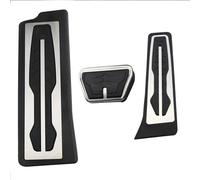 Car Pedal Pads For BMW X3 X4 X5 X6 2 3 4 5 6 7 Series G20 F30 G30 G11 G01 G02 G05 F15 F16 F22 F25 Pedal Cover Stainless Steel AT MT Brake Pedal Pads(AT with Rest)