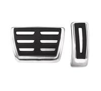 Car Pedal Pads For Cayenne 2017-2021 Brake Fuel Pedal Covers Pads Footrest Pedal Pad Accessories Rubber Brake Pedal(2Pcs AT)