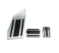 Car Pedal Pads For DS DS 7 CROSSBACK 2018 2019 2020 AT/MT Car Footrest Stainless Steel Fuel Brake Footrest Pedal Cover Auto Accessories Pedal Pad Kit(AT 3PCS)