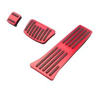 Car Pedal Pads For Hyundai For Tucson TL 2015-2020 Car Fuel Brake Clutch Pedal Cover Footrest Pedals Anti-Slip Pad Rubber Brake Pedal(Red AT 3pcs)