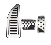 Car Pedal Pads For Jeep For Compass 2018-2025 For Renegade 2015 Metal Sport Car Pedal Covers Foot Pedals Stainless Steel(AT With Foot)
