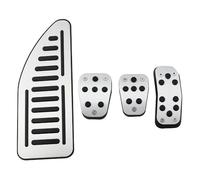 Car Pedal Pads For Puma For Ecosport For Fiesta For MK8 2013-2023 Car Pedals Aluminium Alloy Gas Brake Pedal Protection Cover clutch Pedal Pads(MT WITH REST PEDAL)